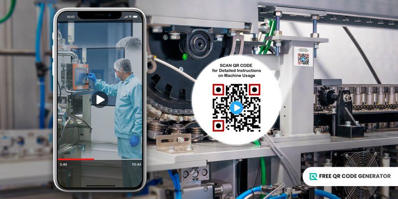 Video QR code for manufacturing