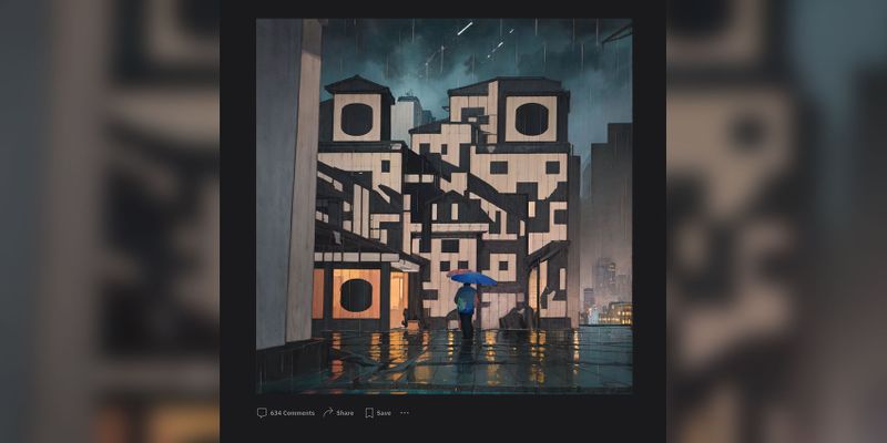 QR code incorporated art from ai Ai generated QR code art