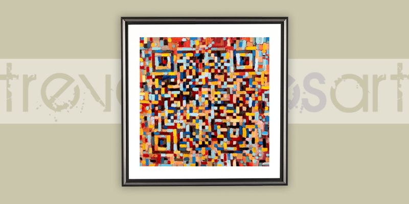 Trevor jones hidden qr code Hidden QR code art