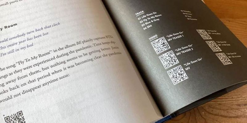 BTS QR code