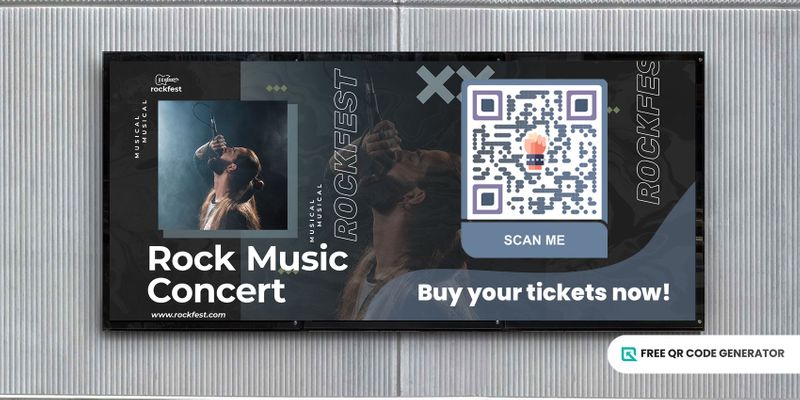QR code call to action