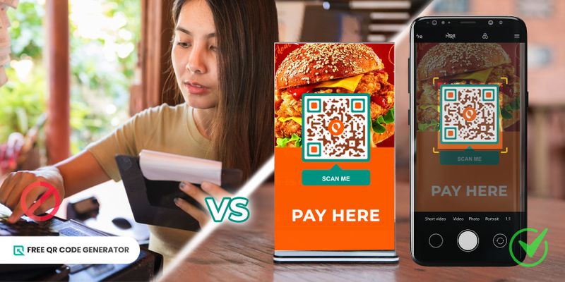 QR codes for secured payment Secured payment option