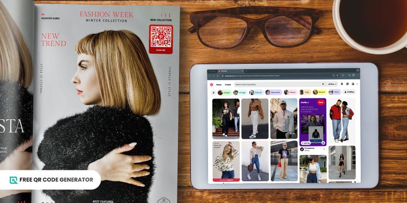 QR code for pinterest pins