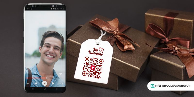 Video message QR code