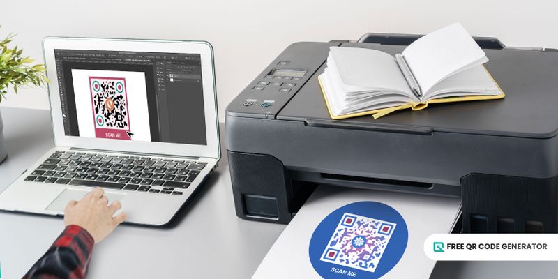 QR code in print Printed QR code
