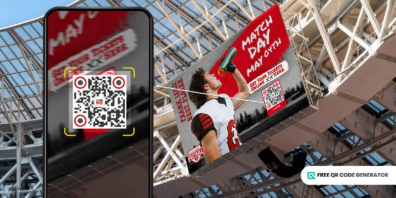 Sports QR code for global events Sports event QR code