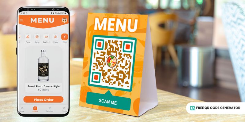 QR code order system