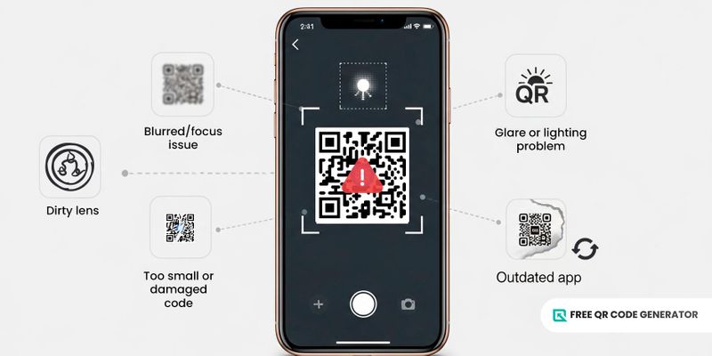 Problems encountered when scanning QR code QR code scanning problems