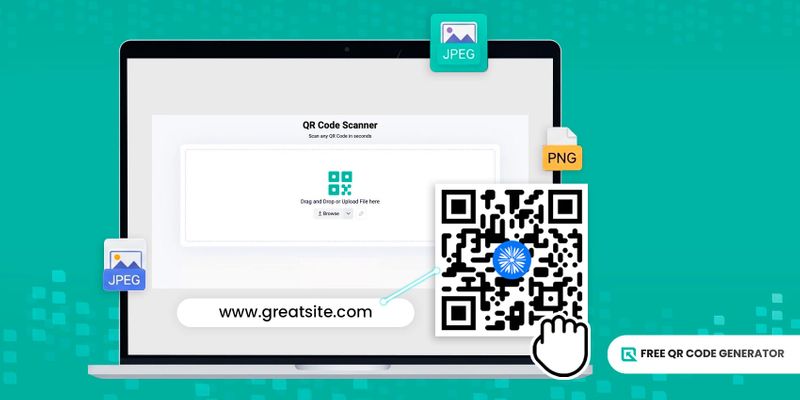 Scanning a QR code using browser Scan QR code via laptop