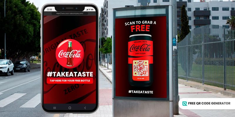 Coca cola QR code