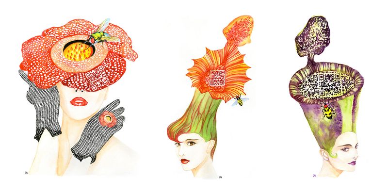 Yiying lu hidden QR code art