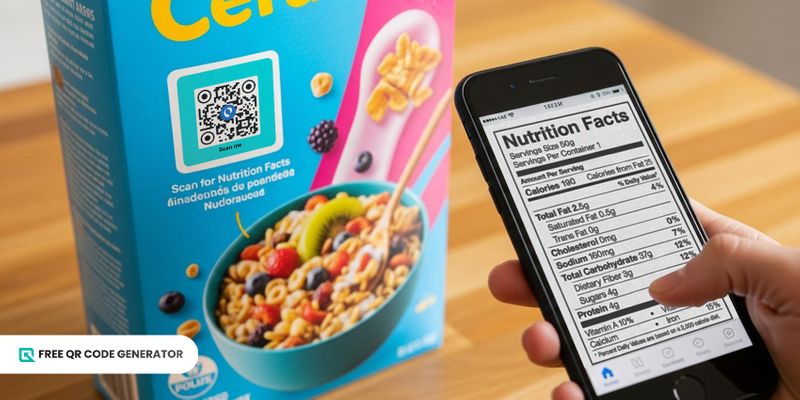 QR codes on packaging
