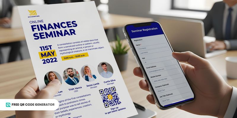 Lead generation using google form QR code Google form QR code for leads