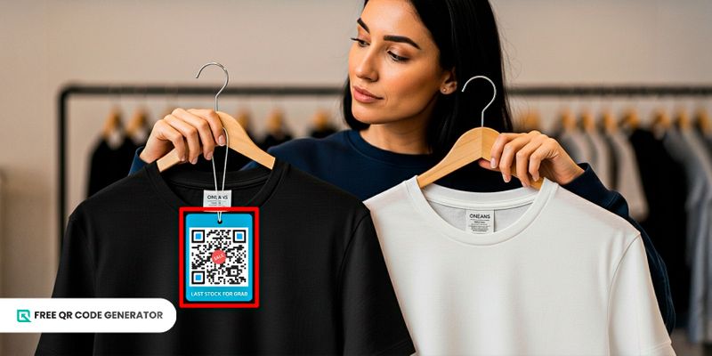 QR code call to action