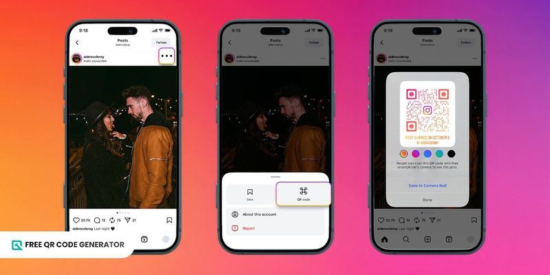 QR code for instagram Instagram QR code