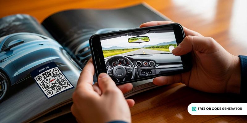 QR code for augmented reality experience AR QR code