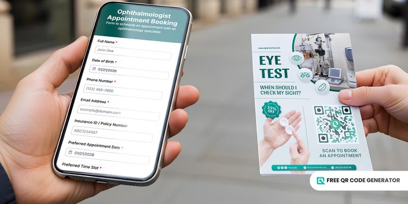 Appointment QR codes for healthcare