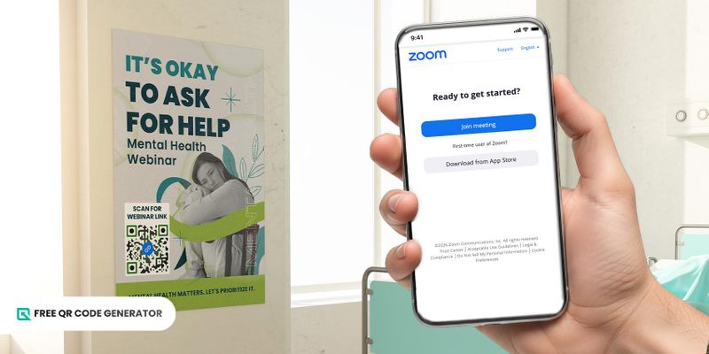 Webinar QR codes for healthcare