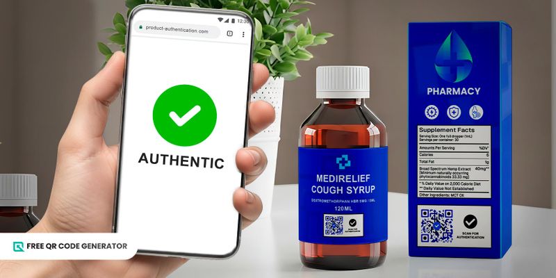 Verification QR codes for healthcare