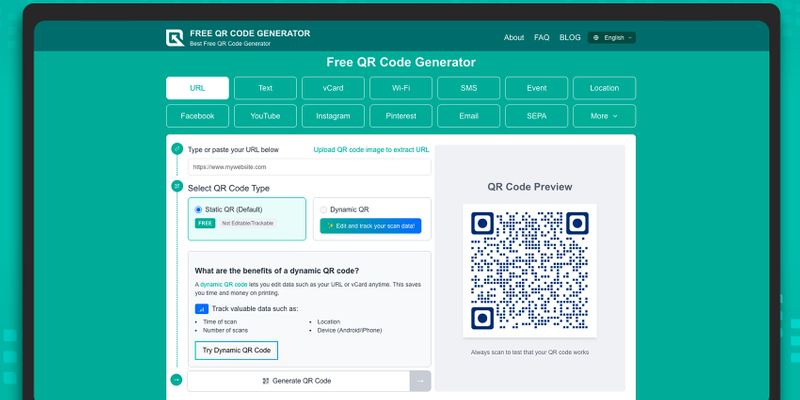 QR code generator no account needed Free QR code generator