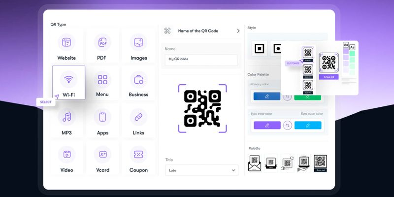 Alternative free QR code generator QR Generator AI