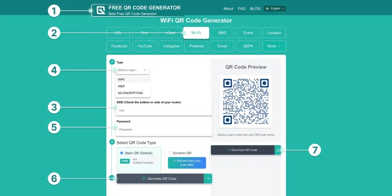 How to create wifi QR code